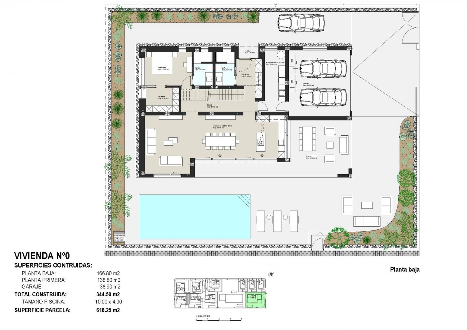 
												NEUBAU-VILLA IN TORRE DE LA HORADADA

Moderne Neubau-Villa in der Nähe von Higuericas Strand in Torre de la Horadada.

Die Villa besteht 