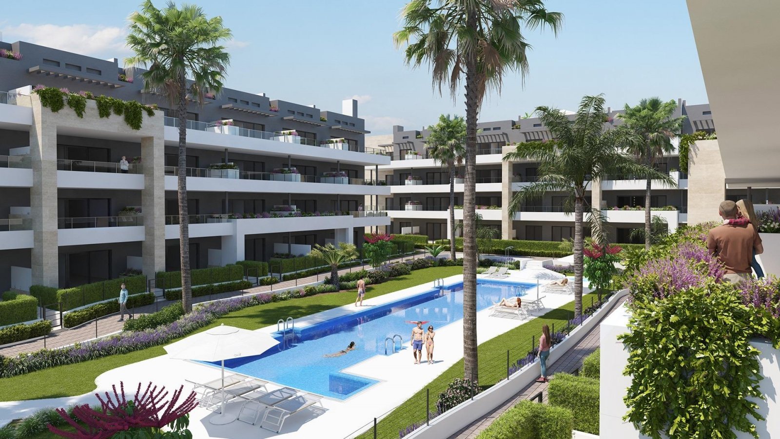NEU GEBAUTER WOHNKOMPLEX APARTMENTS IN PLAYA FLAMENCA - nur 600m vom Strand entfernt!
Schöne Wohnungen am Meer in einer Wohnanlage mit g