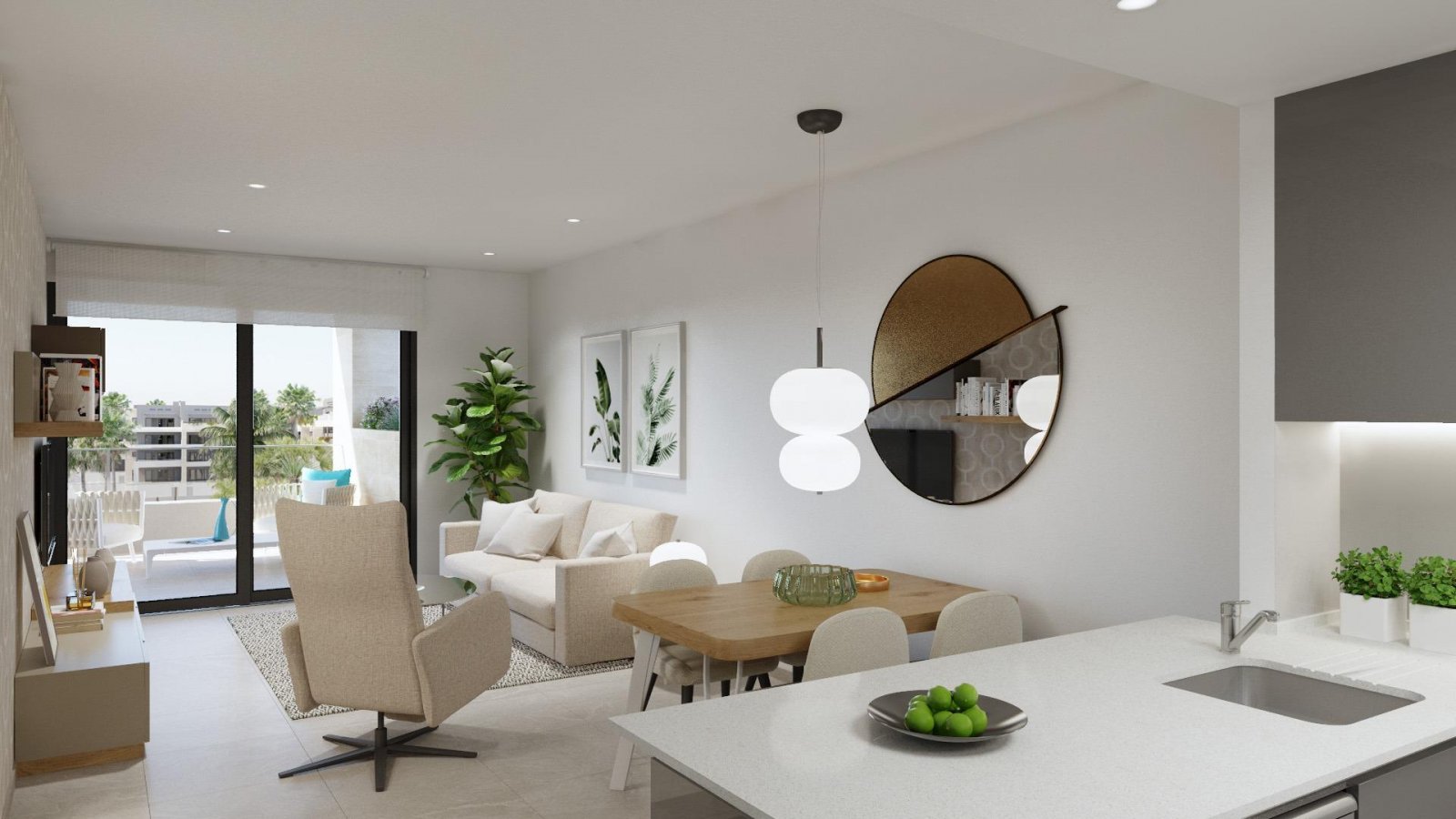 NEU GEBAUTER WOHNKOMPLEX APARTMENTS IN PLAYA FLAMENCA - nur 600m vom Strand entfernt!
Schöne Wohnungen am Meer in einer Wohnanlage mit g