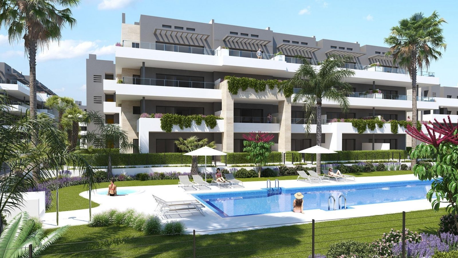 NEU GEBAUTER WOHNKOMPLEX APARTMENTS IN PLAYA FLAMENCA - nur 600m vom Strand entfernt!
Schöne Wohnungen am Meer in einer Wohnanlage mit g