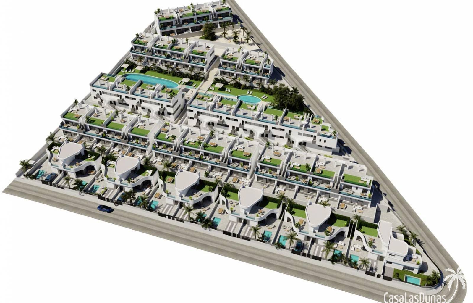  Wir freuen uns, Ihnen diese Immobilien in Los Balcones zu zeigen. Wenn Sie sich für eine Maisonette entscheiden, können Sie zwischen Blick auf die La