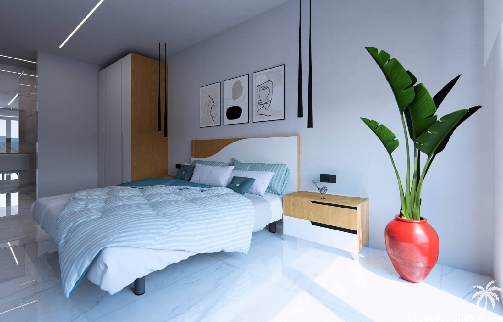  Wer träumt nicht davon? Wachen Sie in Ihrem eigenen modernen spanischen Apartment auf, öffnen Sie die Terrassenschiebetür, setzen Sie sich in Ihren E