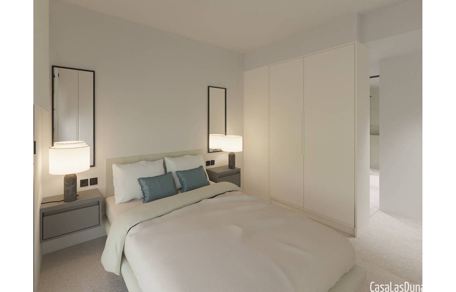  Dieses großartige Projekt bietet Apartments mit Garten oder Dachterrasse, mit 2 Schlafzimmern und 2 Bädern, mit Gemeinschaftspool und Privatparkplatz