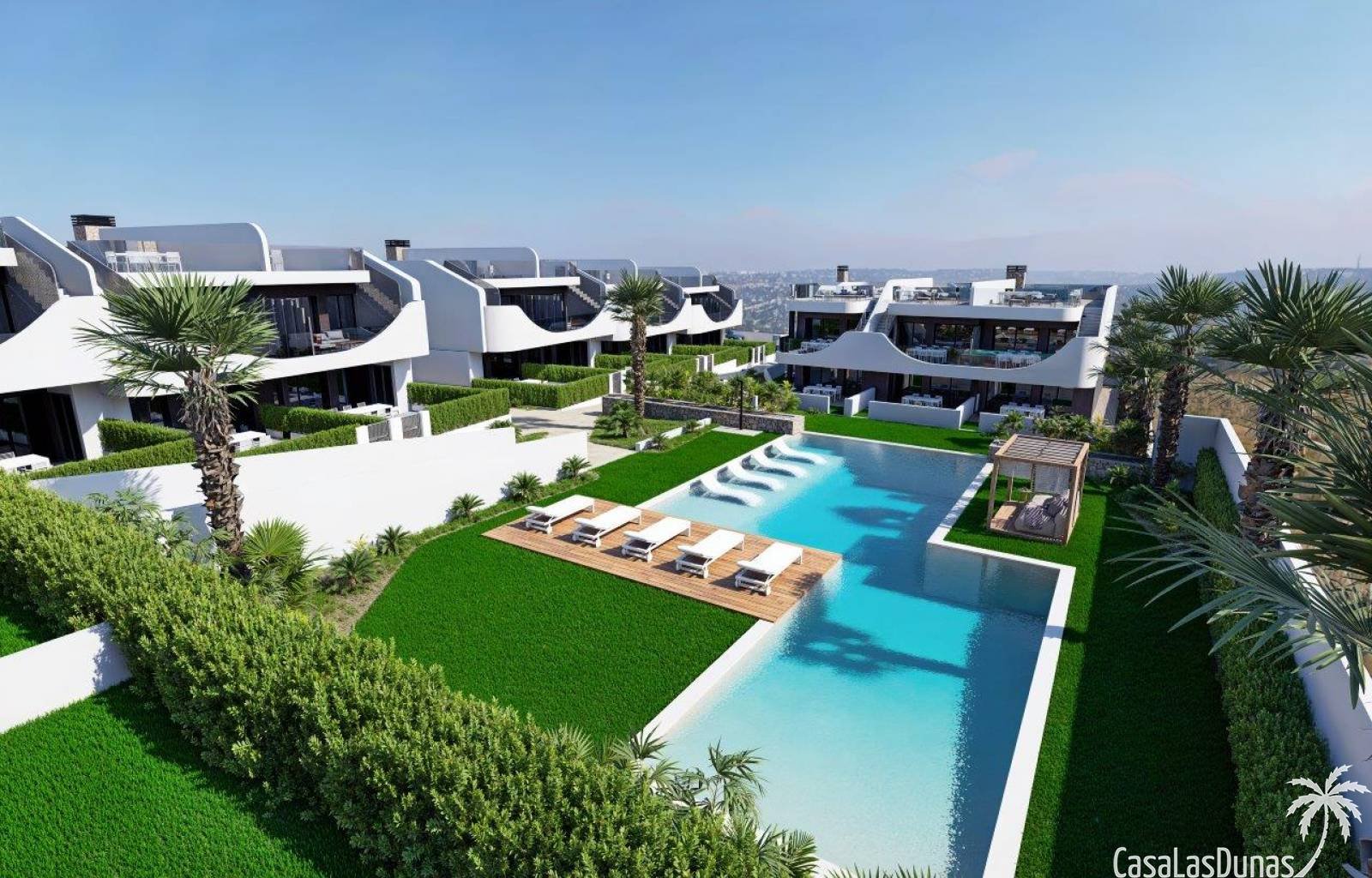  Dieser neue Komplex wird in ruhiger Lage etwas außerhalb des Dorfes San Miguel gebaut. Die meisten Immobilien sind sonnig und nach Osten ausgerichtet