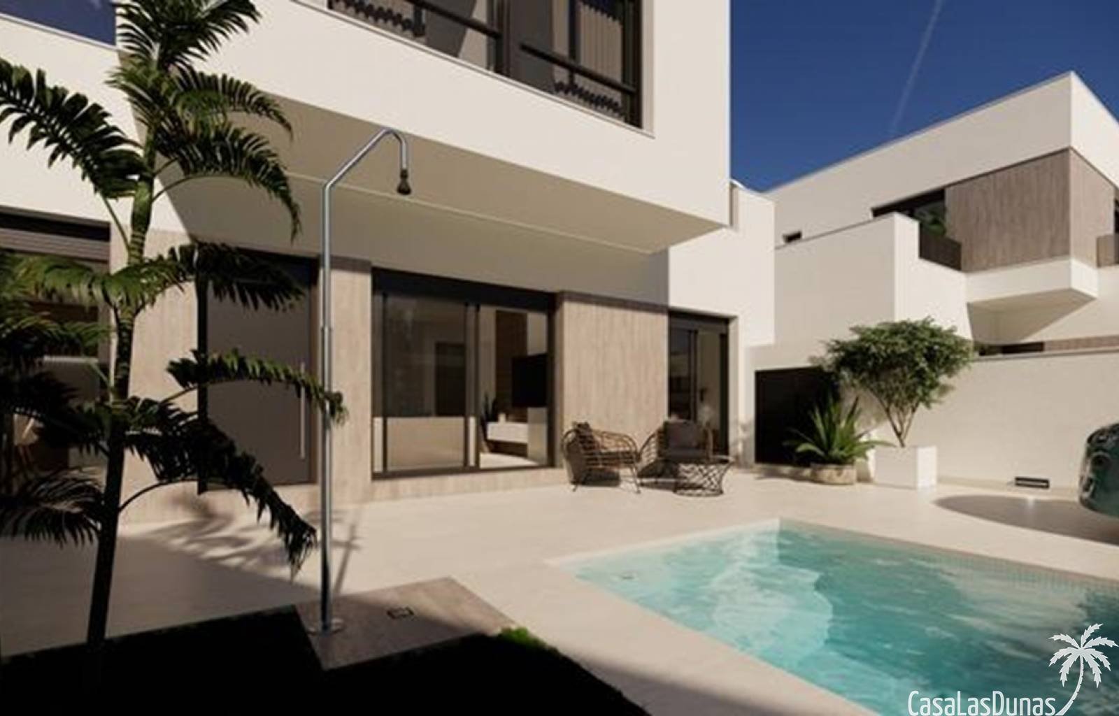  Entdecken Sie dieses exklusive Neubauprojekt mit sieben modernen, individuellen Villen in San Fulgencio. Diese Häuser sind in einem modernen Stil ges