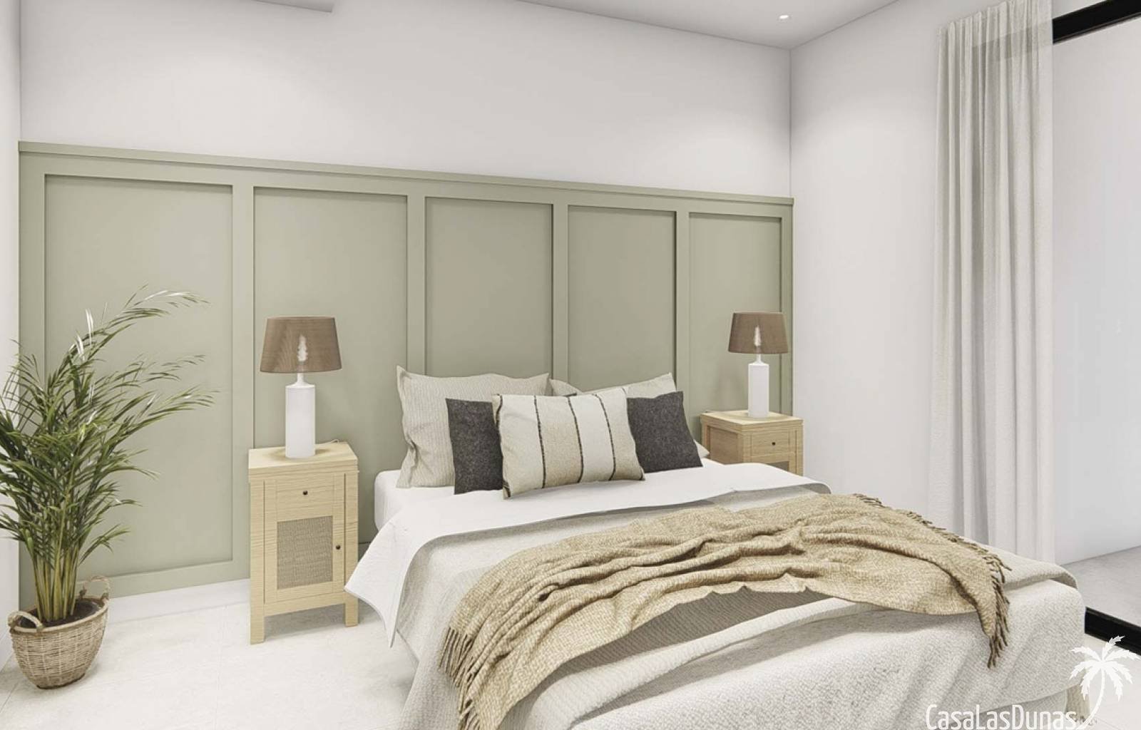 Diese modernen Doppelhaushälften entstehen im charmanten spanischen Dorf Dolores in der Region Alicante. Die Häuser bieten einen unverbauten Blick au