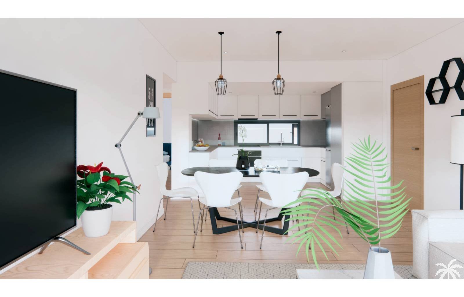  Dieser neue Komplex wird im Dorf Los Alcazares gebaut, nur 2,5 km von Mar Menor entfernt. Die Apartments sind sehr geräumig und verfügen über einen p