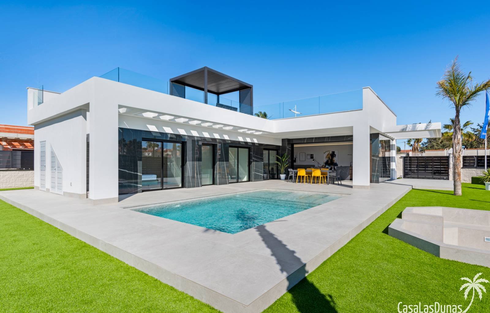 Diese wunderschönen Villen sind mit drei oder vier Schlafzimmern und zwei oder drei Badezimmern verfügbar. Die Oasis-Villen sind auf großen privaten