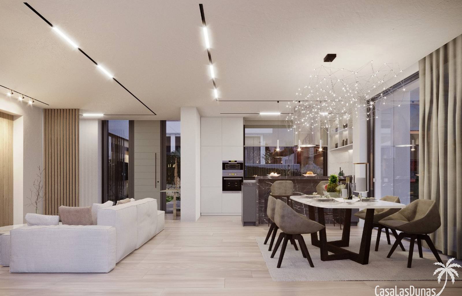 Drei wunderschöne Villen entstehen in bester Lage im luxuriösen Viertel Mimosa Community. Die Villen sind ca. 158 m2 groß und verfügen über 3 Schlafz