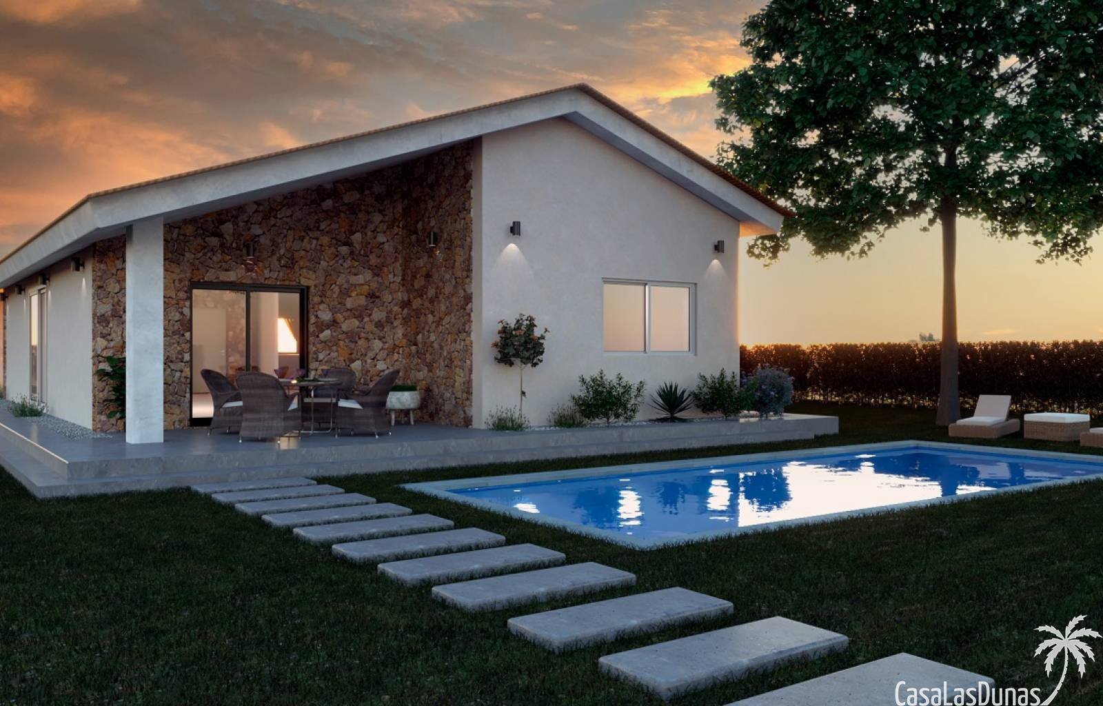  Für die Naturliebhaber unter uns können wir dieses Projekt mit nur 7 Villen anbieten. Diese luxuriösen Villen liegen alle auf einer Ebene und sind un