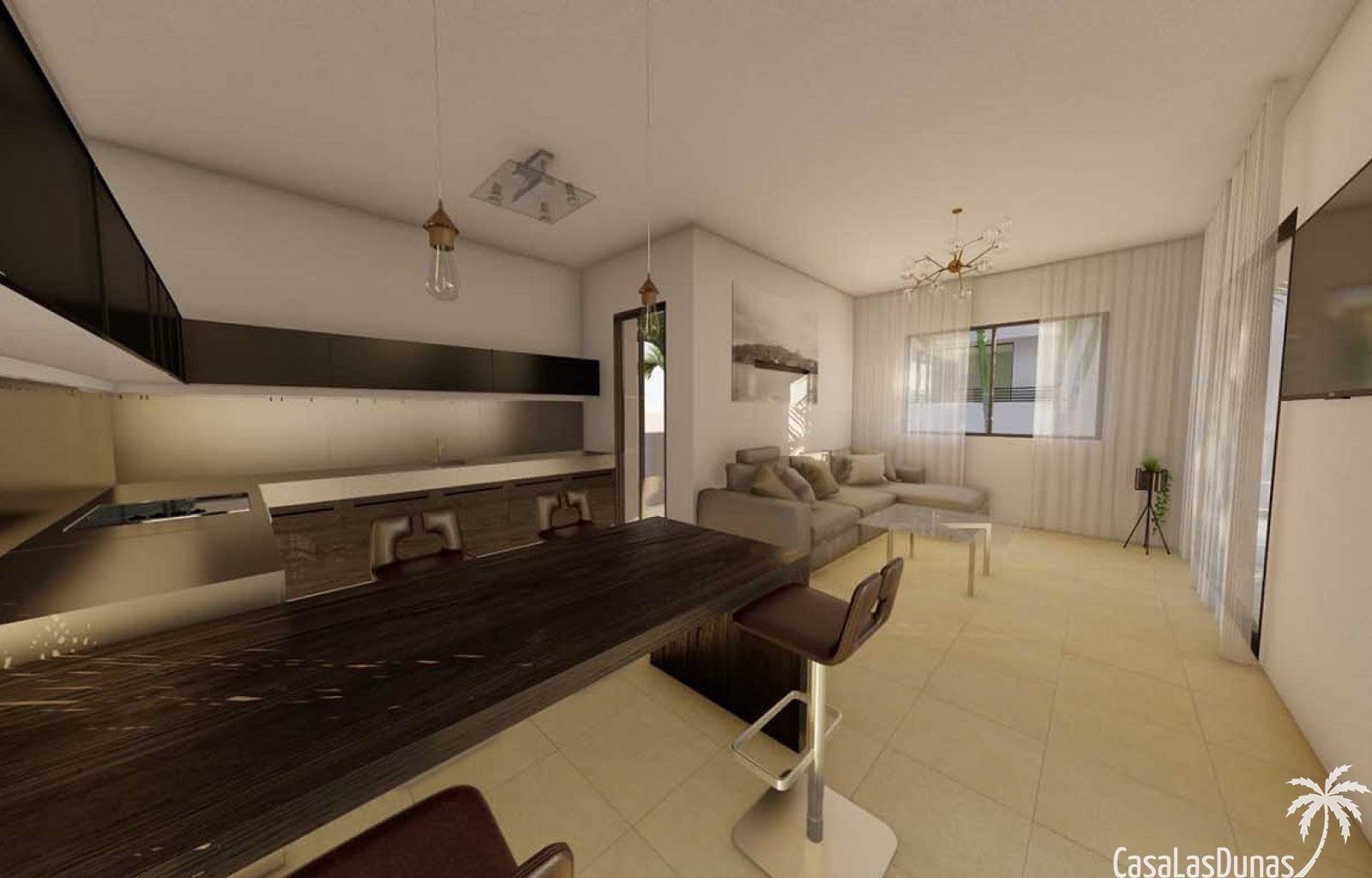  Diese schöne Neubauvilla befindet sich nur wenige Gehminuten vom Zentrum von Ciudad Quesada entfernt. Das Haus besteht aus 4 Schlafzimmern, 5 Bädern,