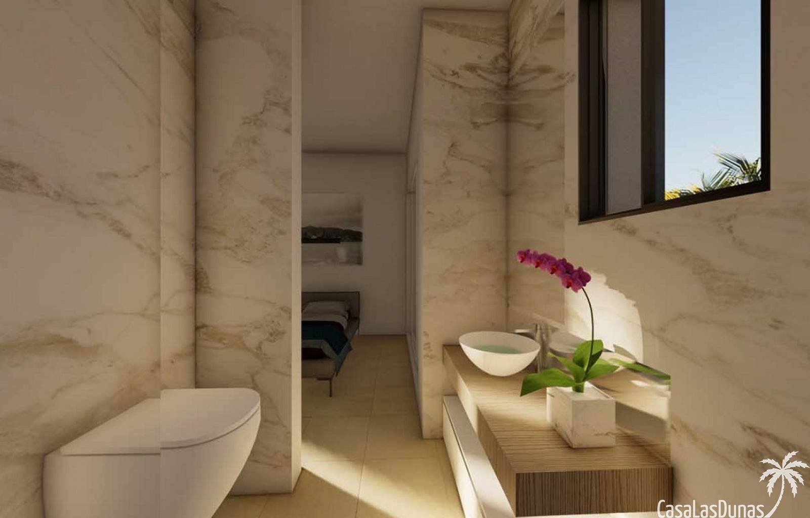  Diese schöne Neubauvilla befindet sich nur wenige Gehminuten vom Zentrum von Ciudad Quesada entfernt. Das Haus besteht aus 4 Schlafzimmern, 5 Bädern,