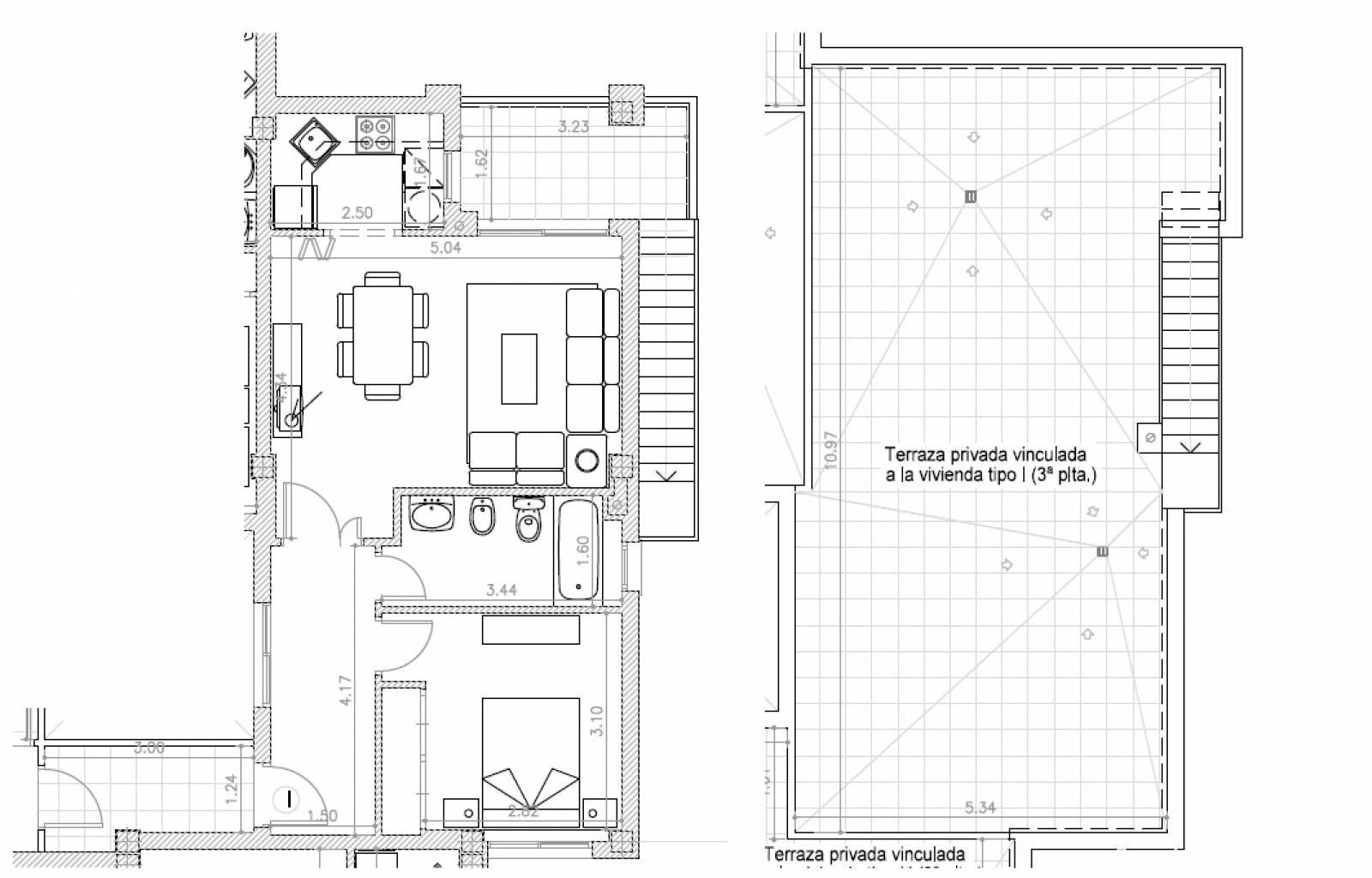 Diese charmanten spanischen Apartments liegen nur 2 Kilometer vom Sandstrand von Campoamor entfernt. Sie bieten Modelle mit einem oder zwei Schlafzim