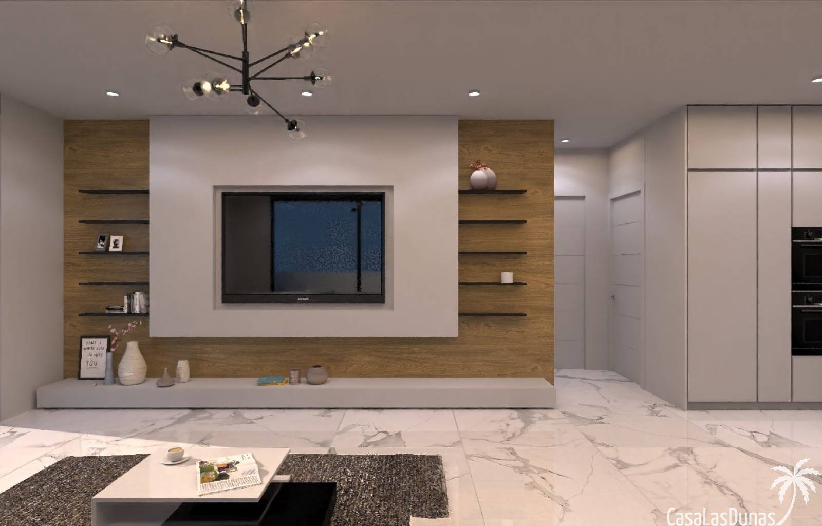 Die Villa liegt 50 Meter vom Golfplatz La Marquesa entfernt und verfügt über 3 Schlafzimmer und 2 Badezimmer sowie einen 3 x 6 m großen Pool. Es verf