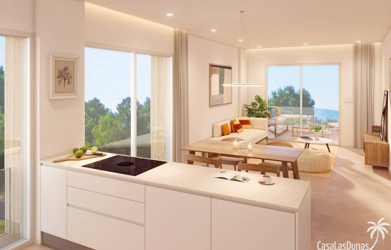 Im sonnigen Pilar de la Horadada an der Costa Blanca im Süden entsteht ein prächtiges neues Resort. Die Penthäuser sind in der ersten Phase dieses Pr