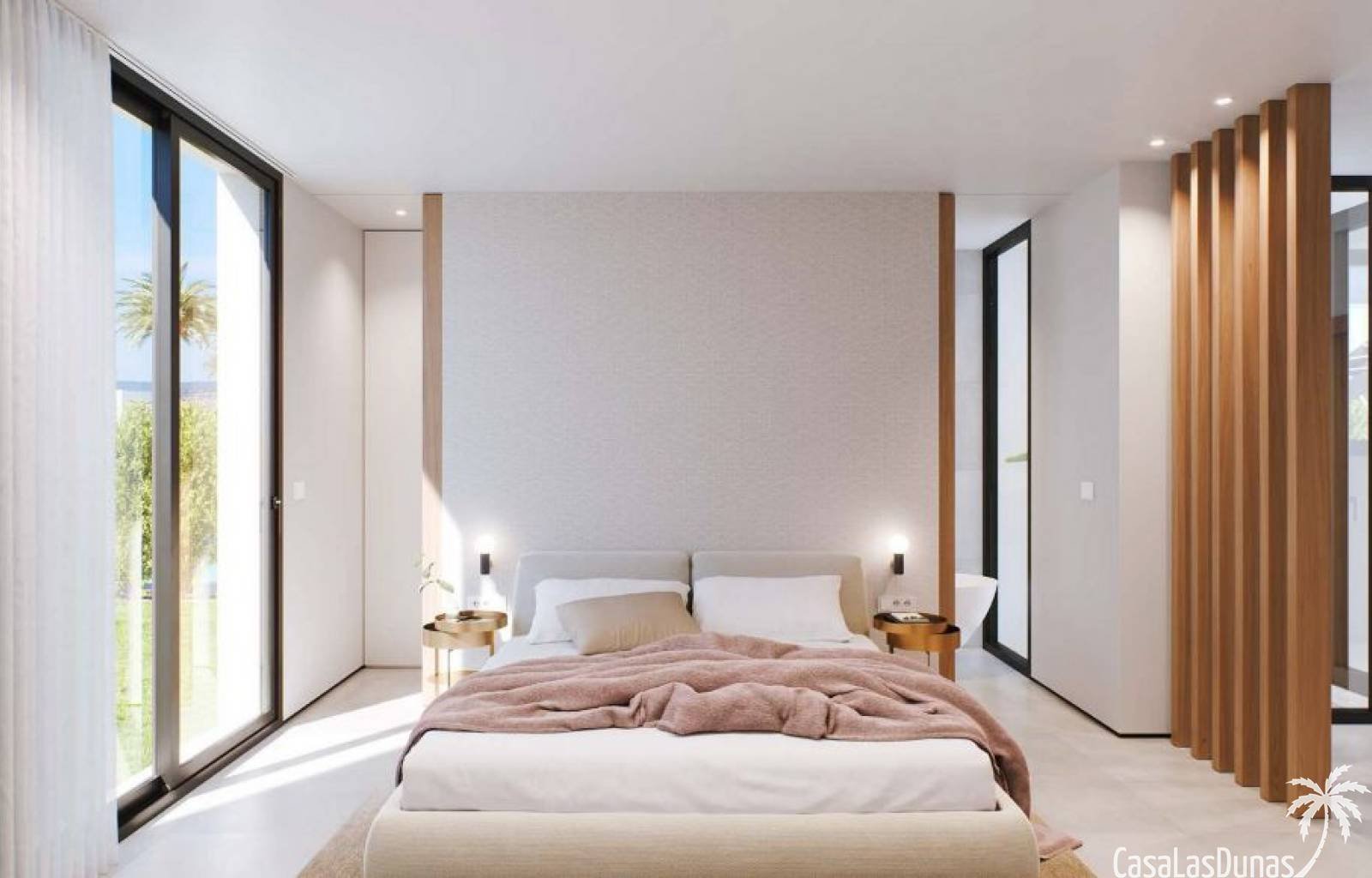 Luxusvillen in ausgezeichneter Lage an der Costa Calida. Die Häuser verfügen über 3 Schlafzimmer und nicht weniger als 4 Badezimmer sowie ein Gäste-W