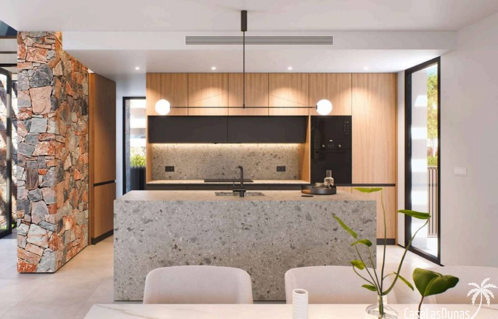 Luxusvillen in ausgezeichneter Lage an der Costa Calida. Die Häuser verfügen über 3 Schlafzimmer und nicht weniger als 4 Badezimmer sowie ein Gäste-W