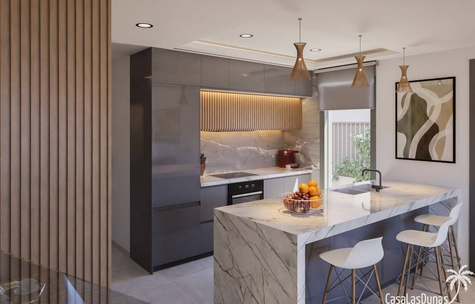 In diesem kleinen Fischerdorf am Mar Menor entstehen diese modernen und luxuriösen Villen. Diese modernen Villen mit 3 Schlafzimmern und 3 Badezimme