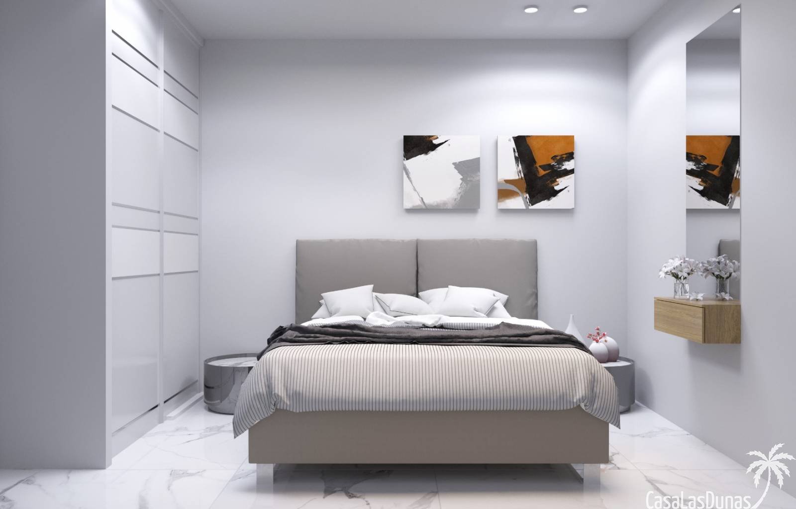  Diese 98 m2 große freistehende Villa auf einem 275 m2 großen Grundstück ist ein luxuriöser Rückzugsort neben dem Golfplatz. Mit 3 Schlafzimmern und 3