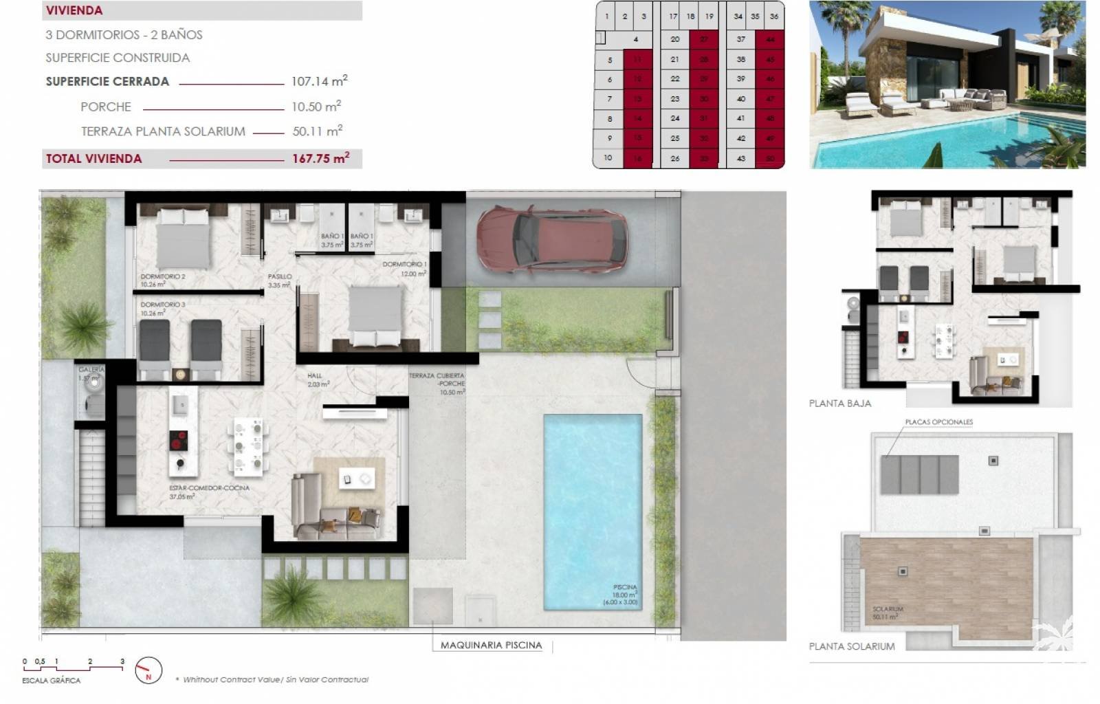  Dieses fantastische Projekt wird in der Stadt Quesada gebaut, etwa 10 Kilometer von den Sandstränden der Costa Blanca und nur 500 Meter vom Stadtzent