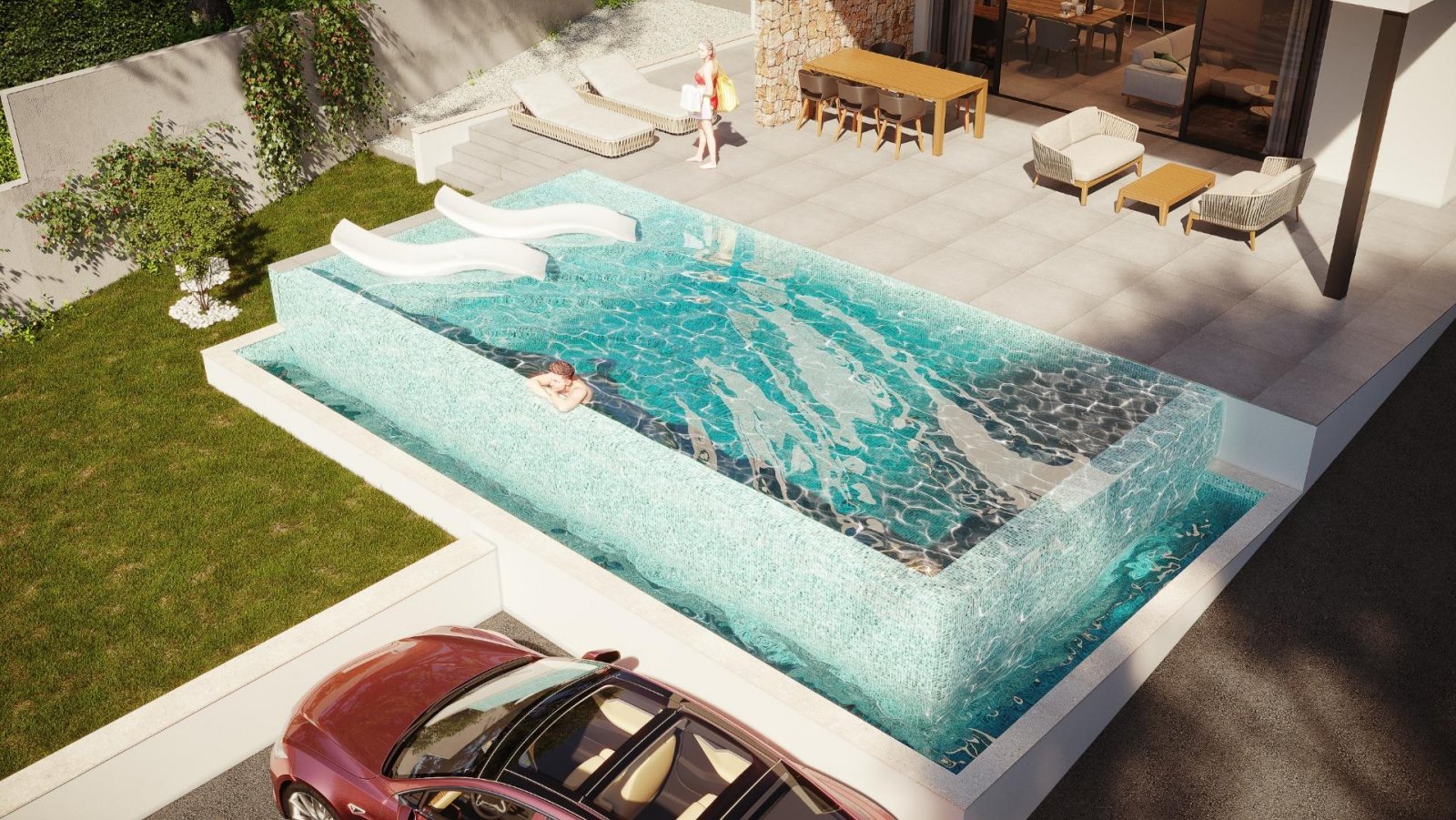  NEU GEBAUTE VILLEN IN PINAR DE CAMPOVERDE&#13;&#13;
Moderne Neubauvillen in Pinar de Campoverde.&#13;&#13;
2 exklusive Neubau-Villen über 2 Etagen au