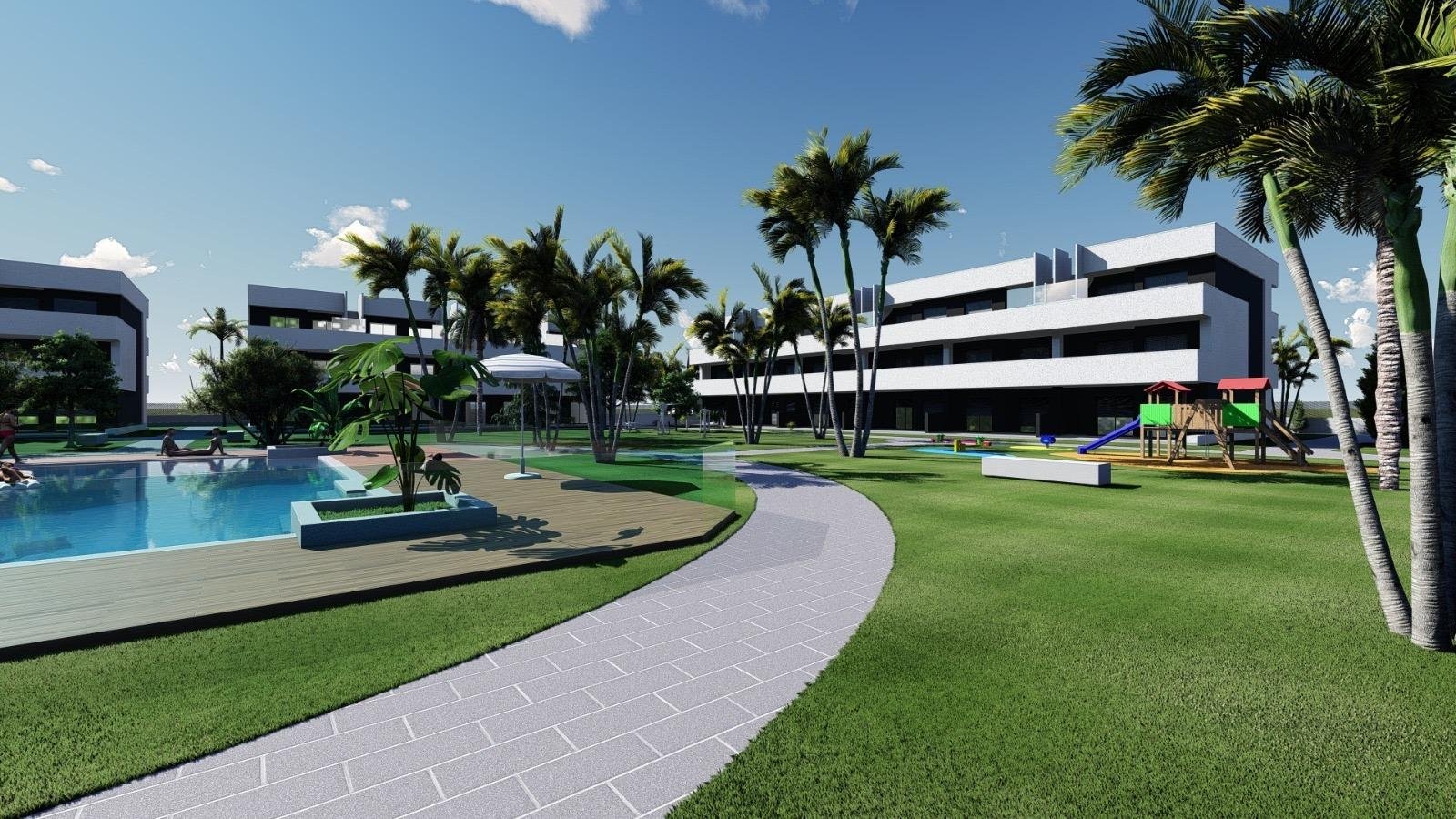  NEU GEBAUTER WOHNKOMPLEX IN EL RASO - Wohnungen mit Touristenlizenz! - WUNDERBARE INVESTITIONSMÖGLICHKEIT!&#13;&#13;
Neubau einer bewachten Wohnanlag