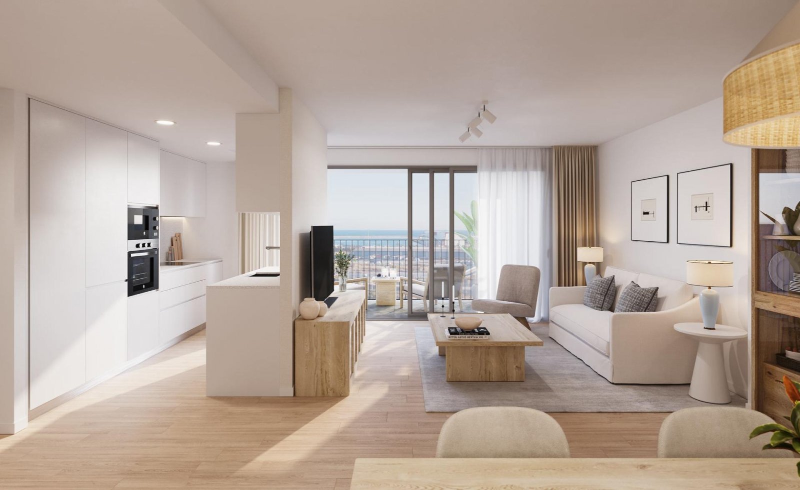  NEU GEBAUTE PENTHÄUSER IN ALICANTE STADT Neubauprojekt mit 53 Wohnungen in Alicante Stadt. Elegante Design-Wohnungen mit 2, 3 und 4 Schlafzimmern mit