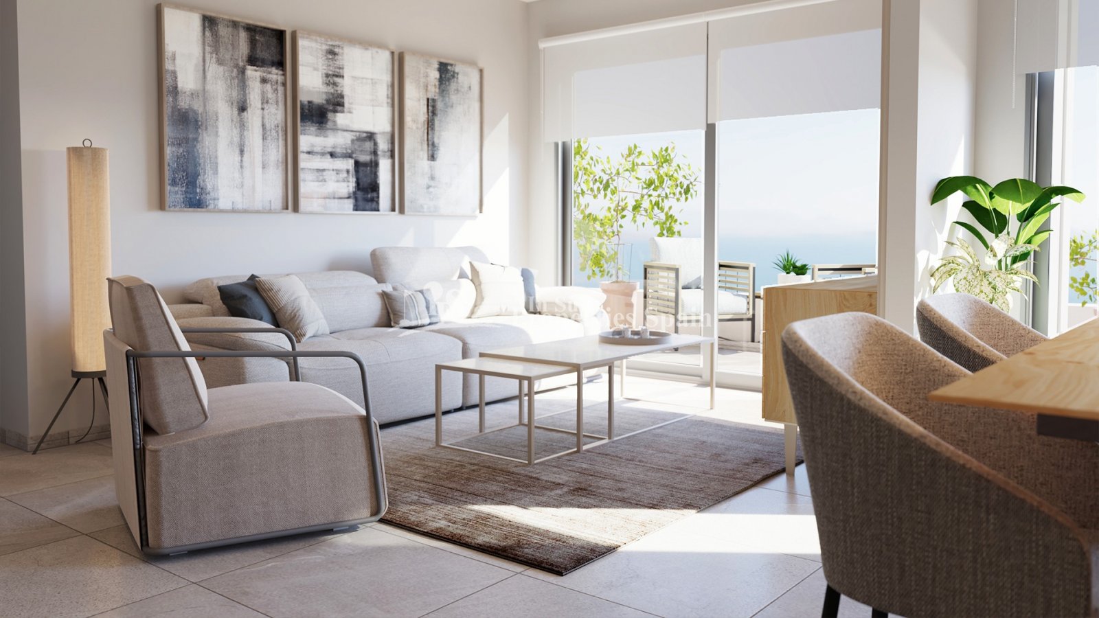  Ocean Dream ist eine Anlage mit exklusiv gestalteten Apartments in Punta Prima und nur 300 Meter vom Strand entfernt. Die Wohnanlage besteht aus 36 W