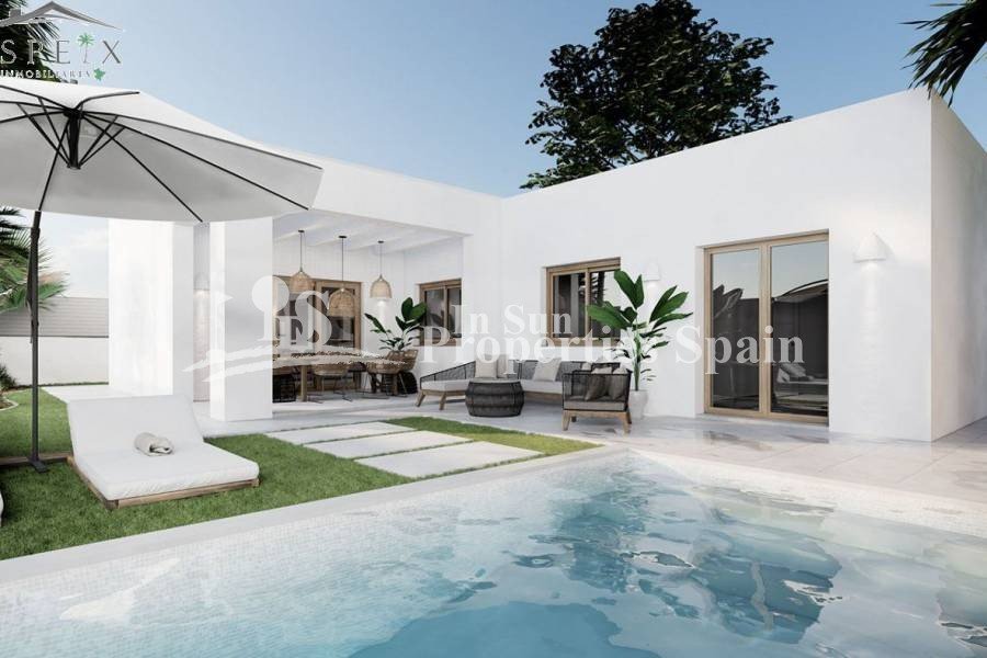  FANTASTISCHE INLAND NEU GEBAUT VILLA ABGESCHLOSSEN IN ASPE, ALICANTE mit herrlichem Bergblick.&#13;&#13;
Sind Sie auf der Suche nach einer Neubauvill