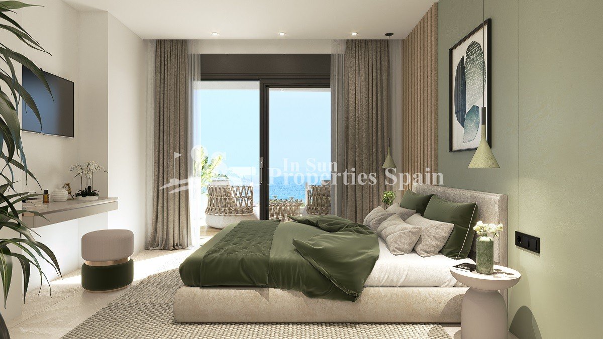  Diese moderne, 72 m² große Erdgeschosswohnung ist bezugsfertig und verfügt über 2 Schlafzimmer, 2 Badezimmer, eine 33 m² große private Terrasse und l