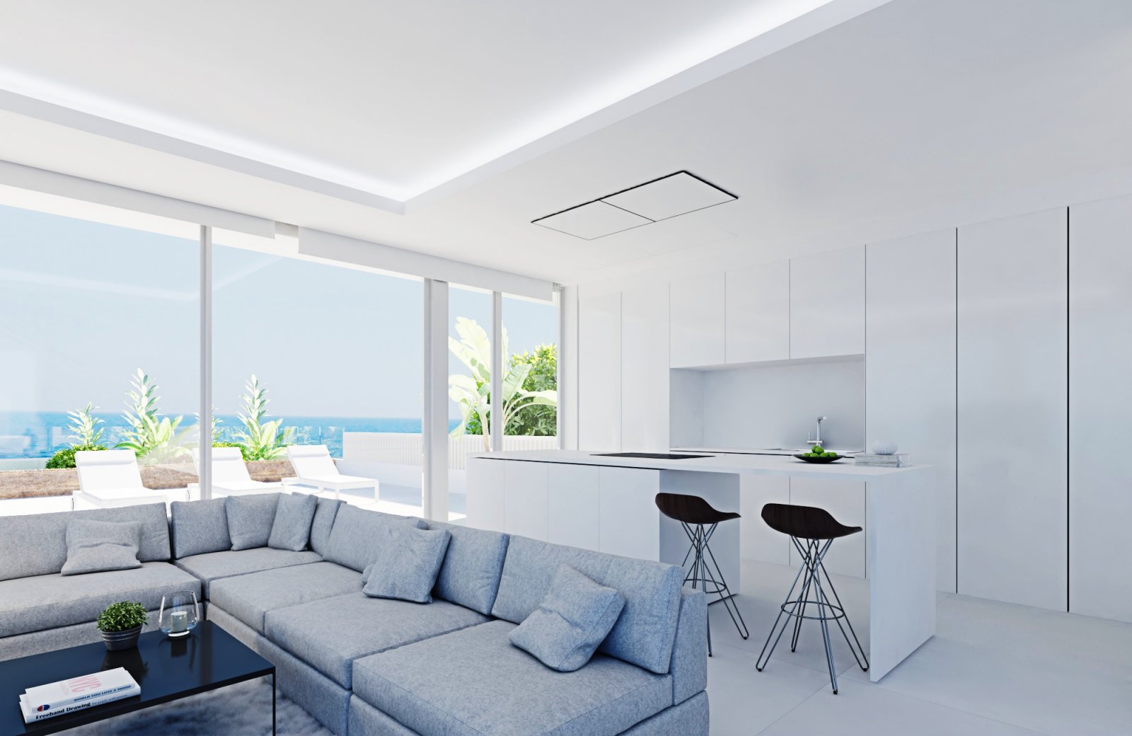  Diese exklusiven Villen im charmanten Pueblo Mascarat bieten eine privilegierte Umgebung mit Meerblick. Mit nur vier verfügbaren Immobilien ist jede 