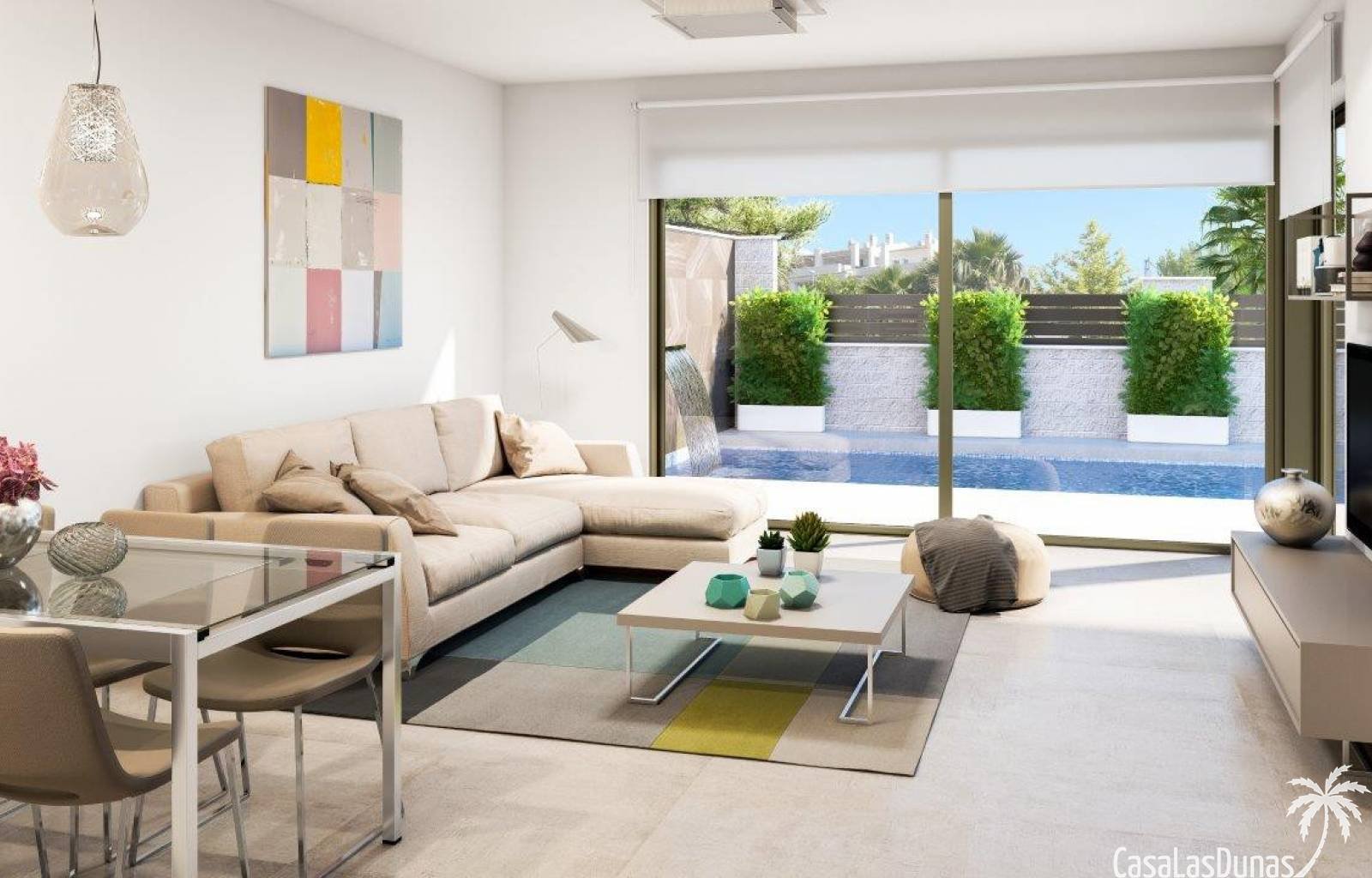  Eines der berühmtesten Küstengebiete der Küste von Alicante ist Orihuela Costa, wo dieses luxuriöse Wohnprojekt gebaut wird. Diese kleine Residenz wi