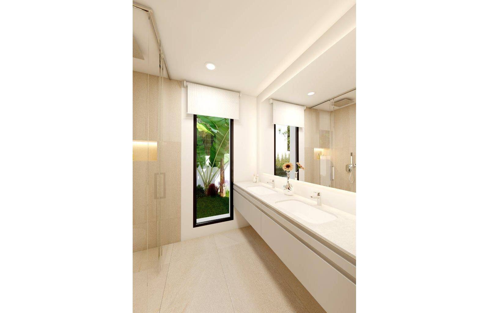  Diese wunderschöne Luxusvilla befindet sich in Benidorm nur wenige Gehminuten vom Strand und einem Naturpark entfernt, wo Sie den außergewöhnlichen M