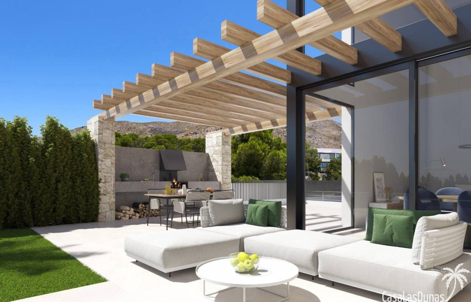  Diese wunderschöne Luxusvilla liegt in Benidorm, nur wenige Schritte vom Strand und einem Naturpark entfernt, wo Sie den außergewöhnlichen Meerblick 