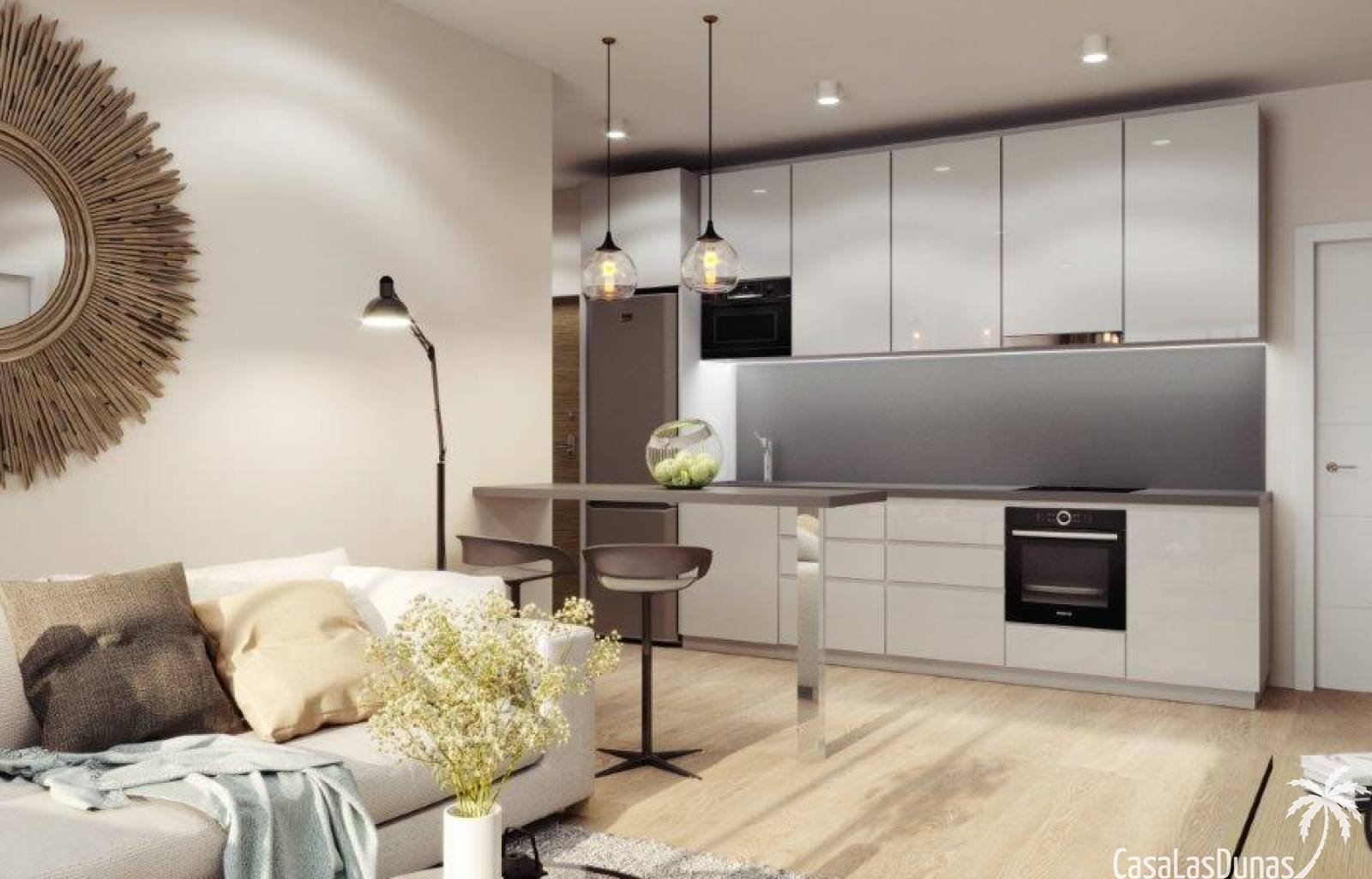  Dieses neue Wohngebiet von Torrevieja besteht aus 24 Apartments in der Nähe des Strandes Del Cura. Das neue Gebäude verfügt über eine moderne Fassade