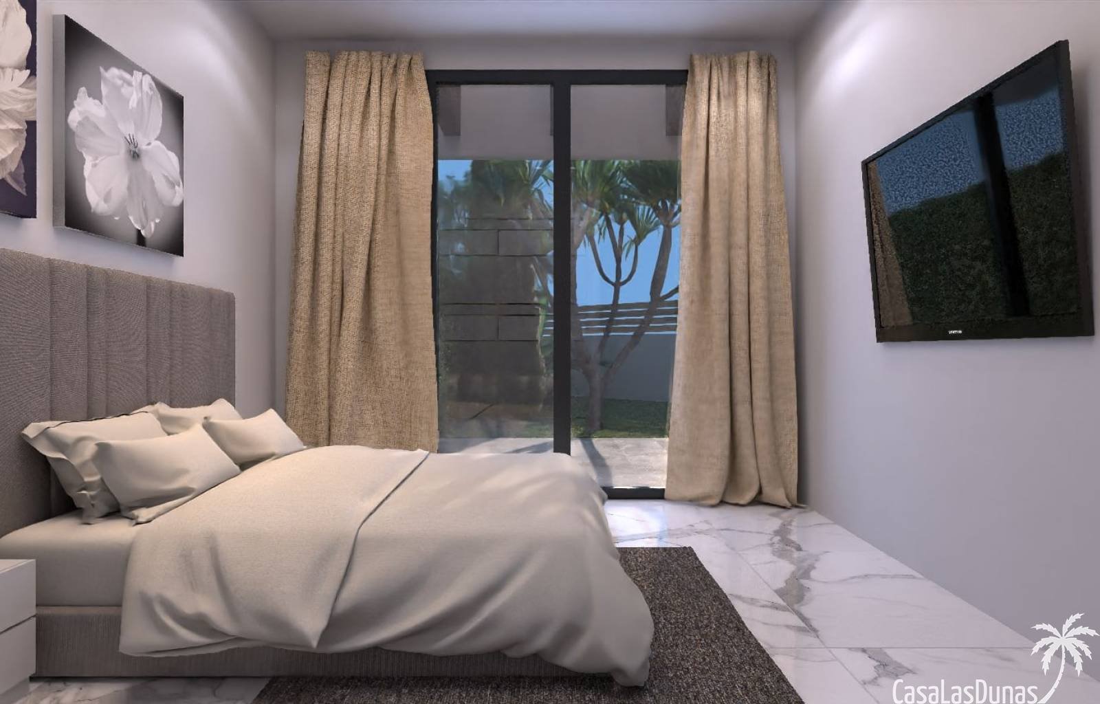  Die Villa liegt 50 Meter vom Golfplatz La Marquesa entfernt und verfügt über 3 Schlafzimmer und 2 Badezimmer sowie einen 3 x 6 m großen Pool. Es verf