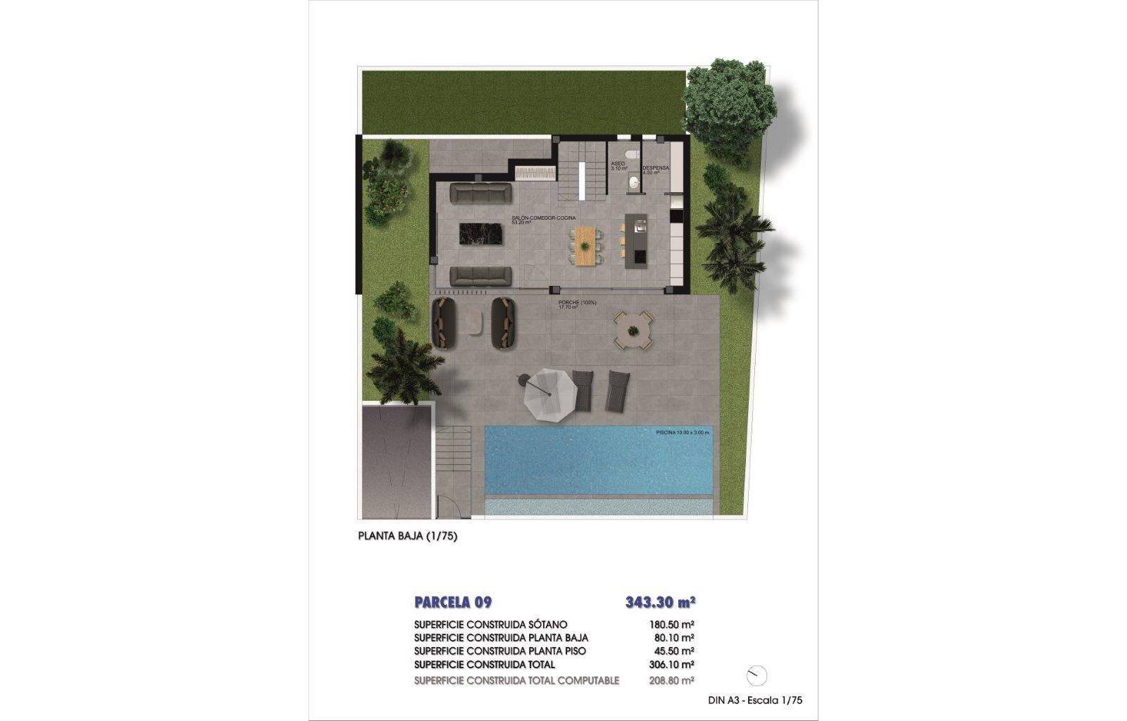  Diese schönen großen Villen werden in einer guten Gegend mit vielen traditionellen spanischen Villen und guten internationalen Einrichtungen gebaut. 