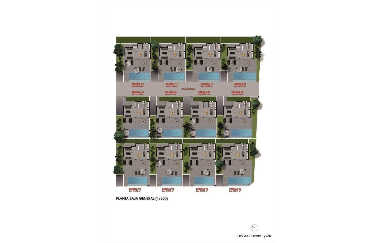  Diese schönen großen Villen werden in einer guten Gegend mit vielen traditionellen spanischen Villen und guten internationalen Einrichtungen gebaut. 