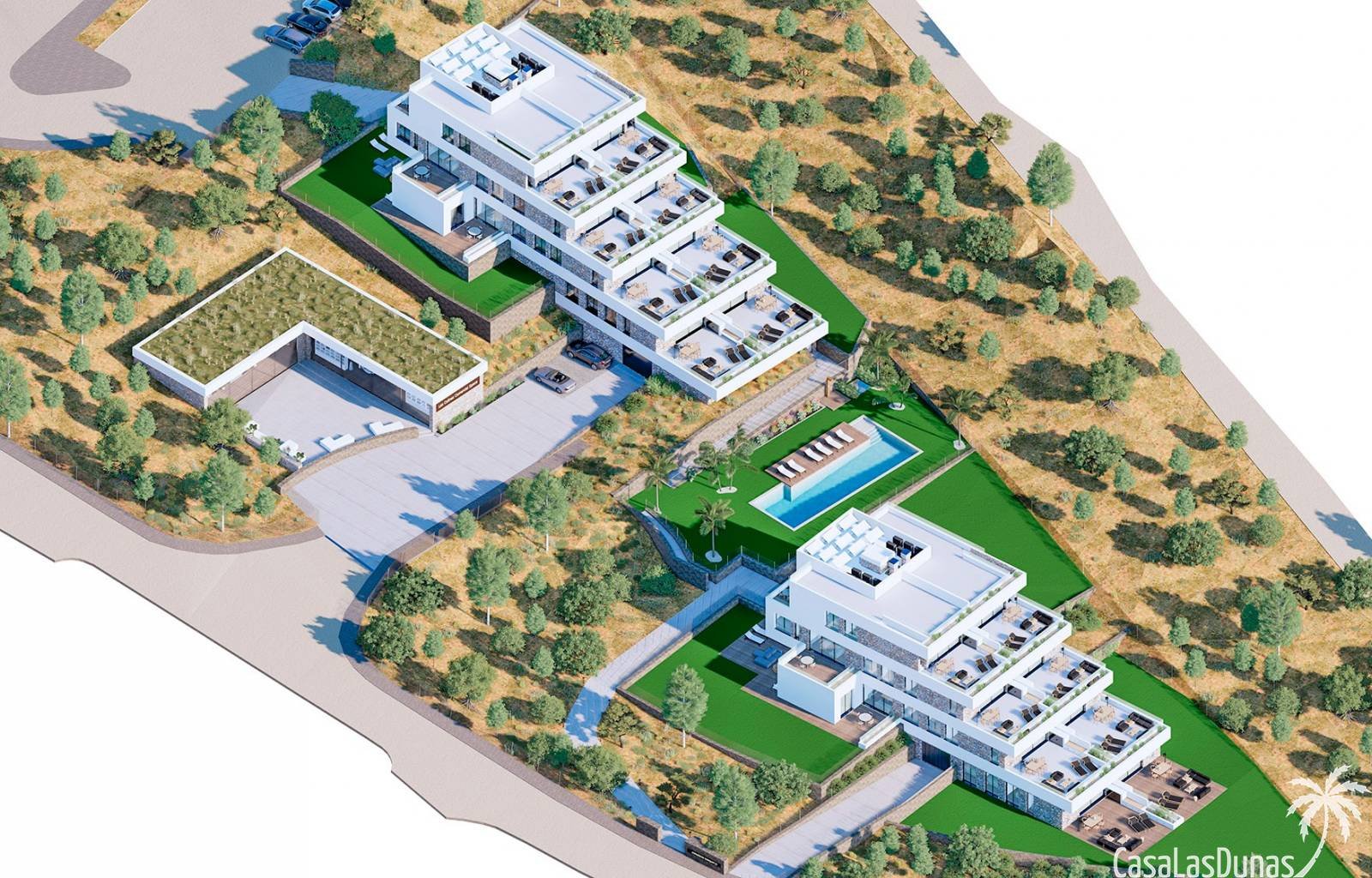  Dieses Kleinprojekt entsteht in einem der besten Golfresorts der Region. Insgesamt stehen 16 Unterkünfte zur Verfügung, verteilt auf 2 Blöcke. Alle H