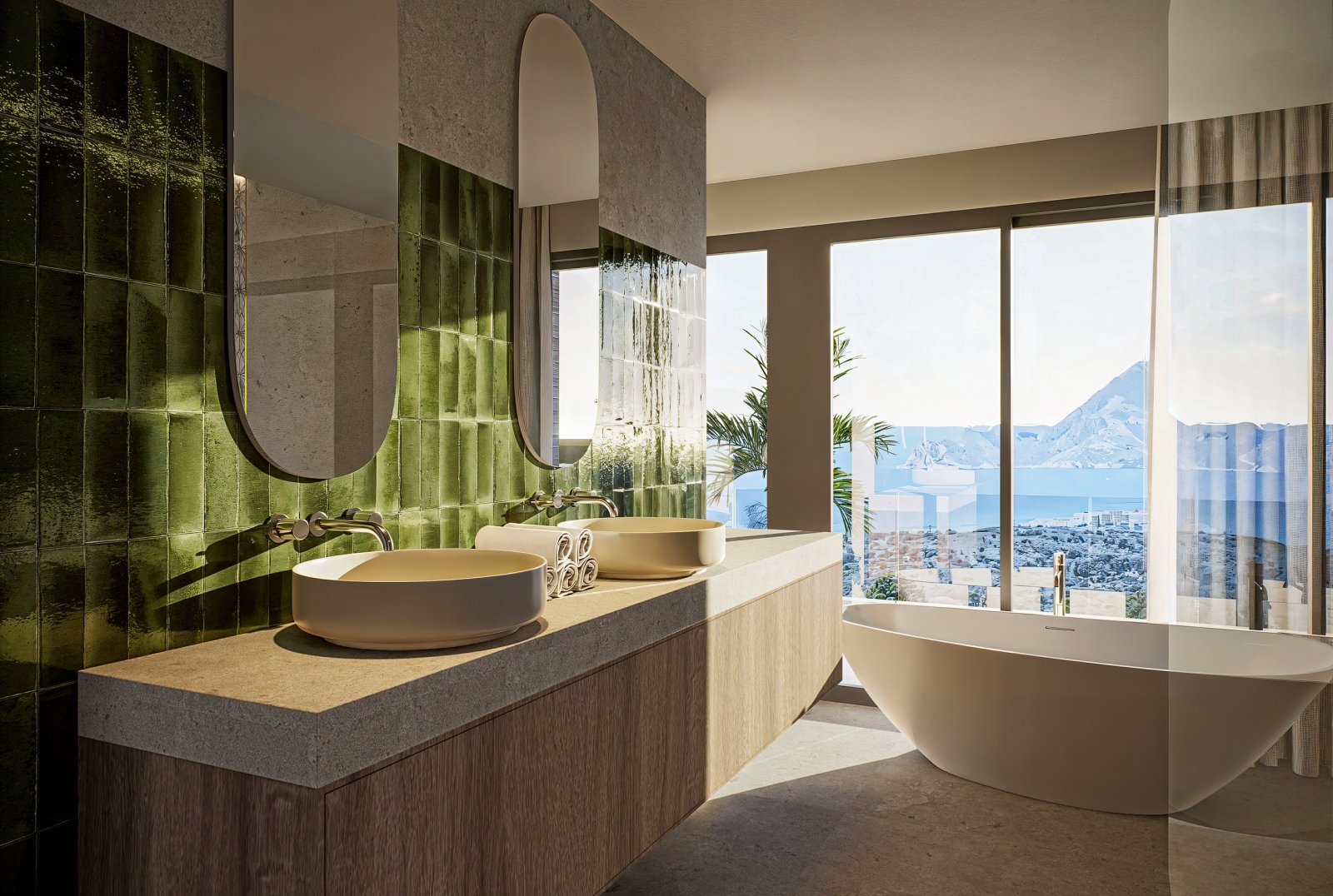  Diese Villa befindet sich in der exklusiven Gegend von Altea und bietet eine privilegierte Umgebung mit Meerblick. Die Immobilie liegt nur 3 km von d