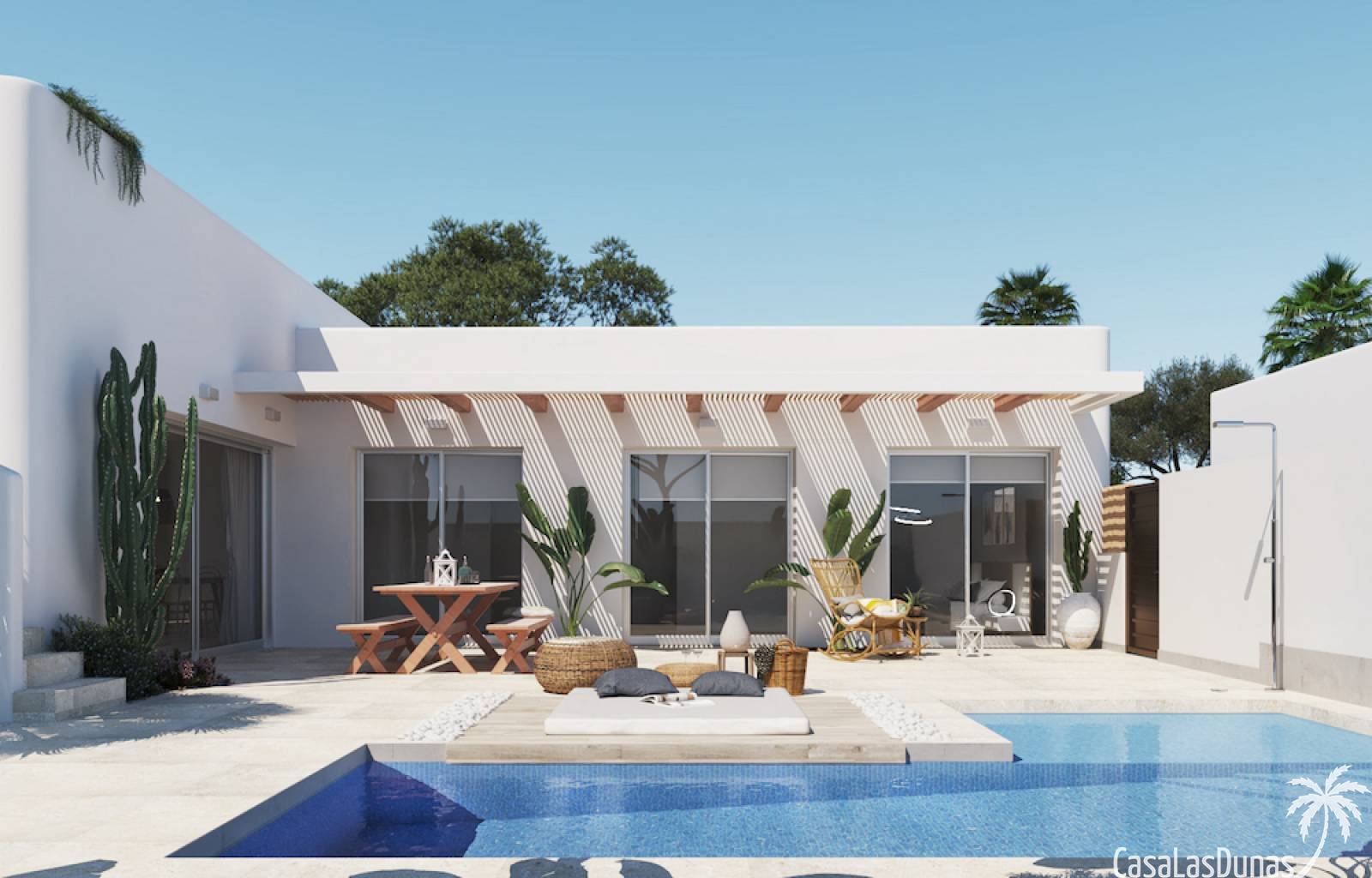  Dieses neue Villenprojekt befindet sich in Herrada. Diese Villen sind modern und geräumig und bieten viel natürliches Licht. Jede Villa verfügt über 