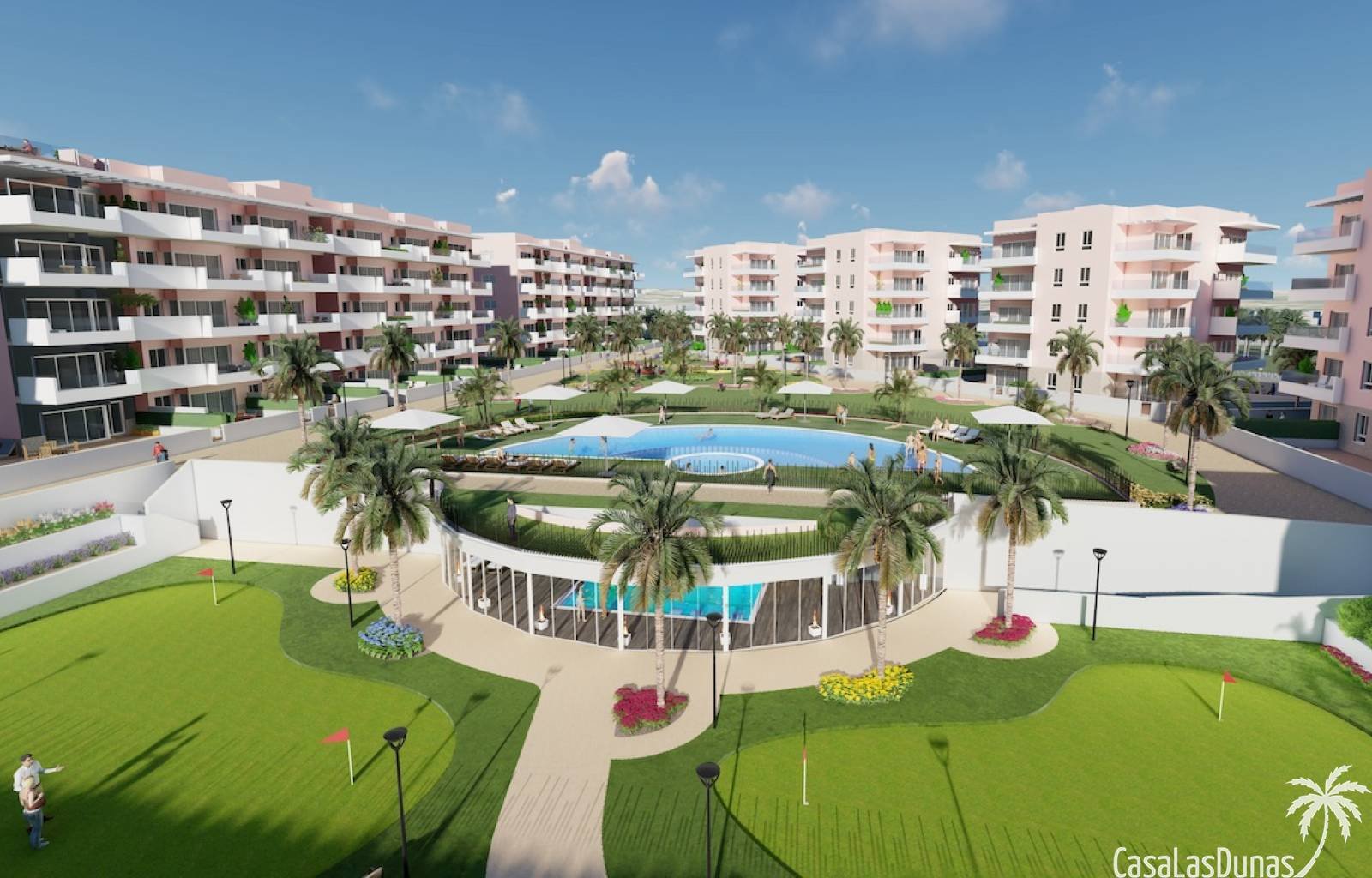  Diese Apartments befinden sich in der Nähe des Naturparks Las Lagunas de La Mata, einer der schönsten Gegenden der Costa Blanca und ein idealer Ort z