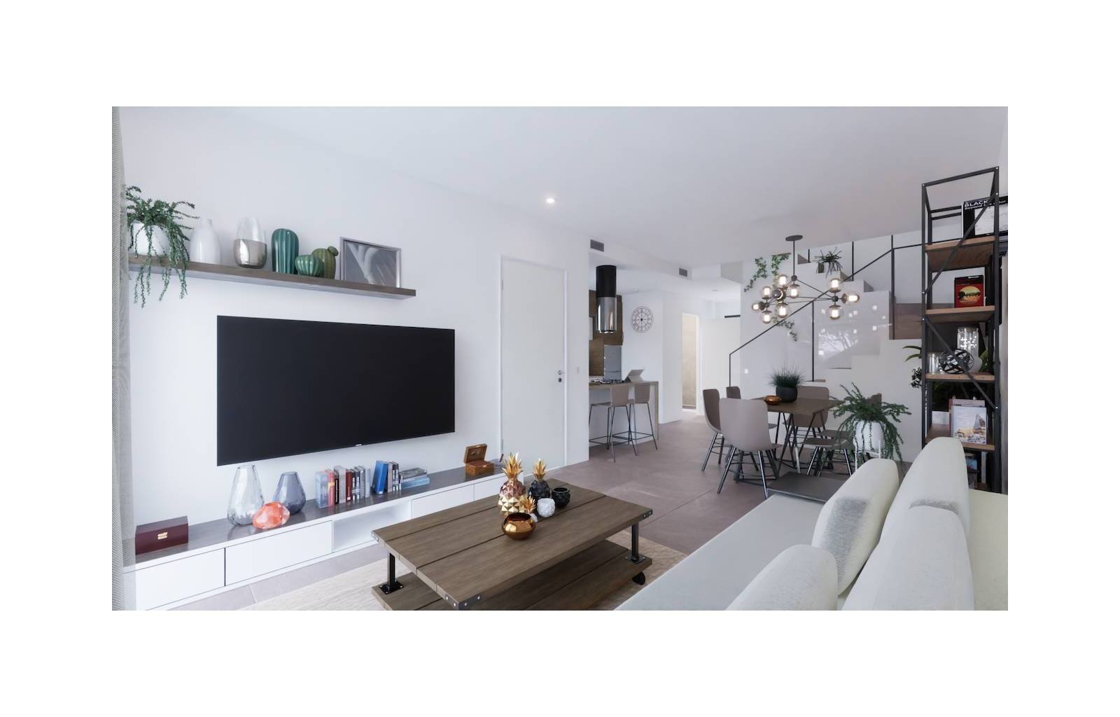  Ein großartiges neues Villenprojekt in La Herrada mit insgesamt 6 Luxusvillen. Alle Villen verfügen über 3 Schlafzimmer und 3 Badezimmer. Ein private