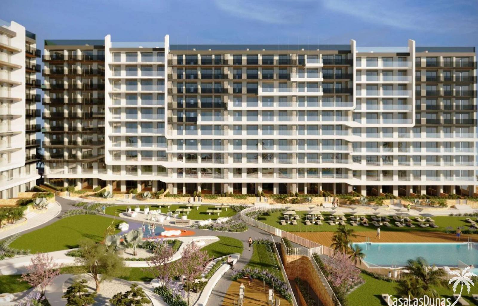  Ein brandneues Wohnhaus befindet sich in Alicante. Das Resort bietet ein zeitgemäßes und modisches Ambiente, das Luxus und Komfort auf höchstem Nivea