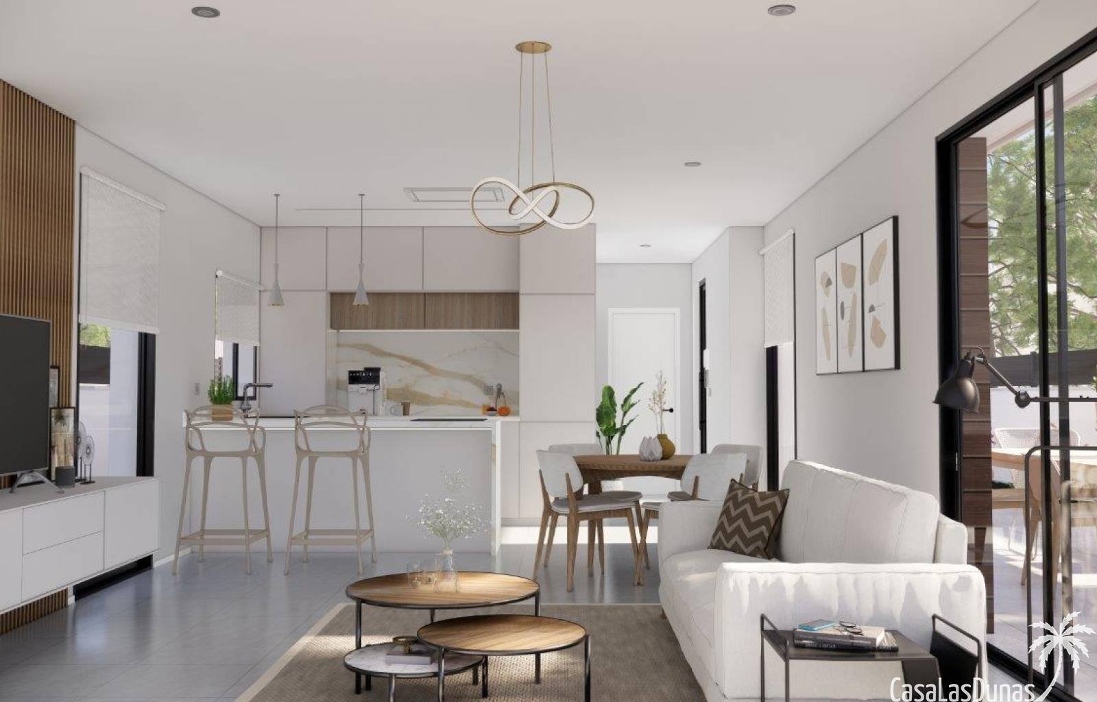  In diesem Golfresort, das nur 9 Kilometer von den wunderschönen Sandstränden der Orihuela Costa entfernt liegt, entsteht derzeit ein neuer Komplex. I