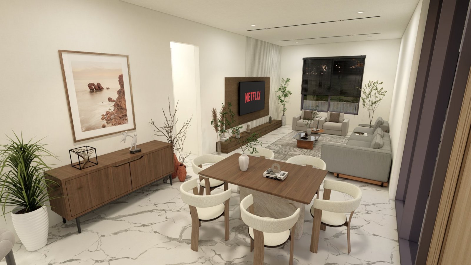  In der charmanten Ortschaft Fuente Álamo gelegen, bietet dieser Wohnkomplex eine Vielzahl von Typologien, um unterschiedliche Bedürfnisse und Lebenss