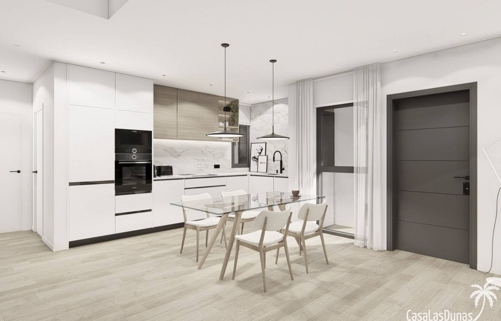  Diese wunderschönen, geräumigen Villen in San Pedro del Pinatar werden im Jahr 2024 fertiggestellt. Es handelt sich um geräumige Häuser mit 3 Schlafz