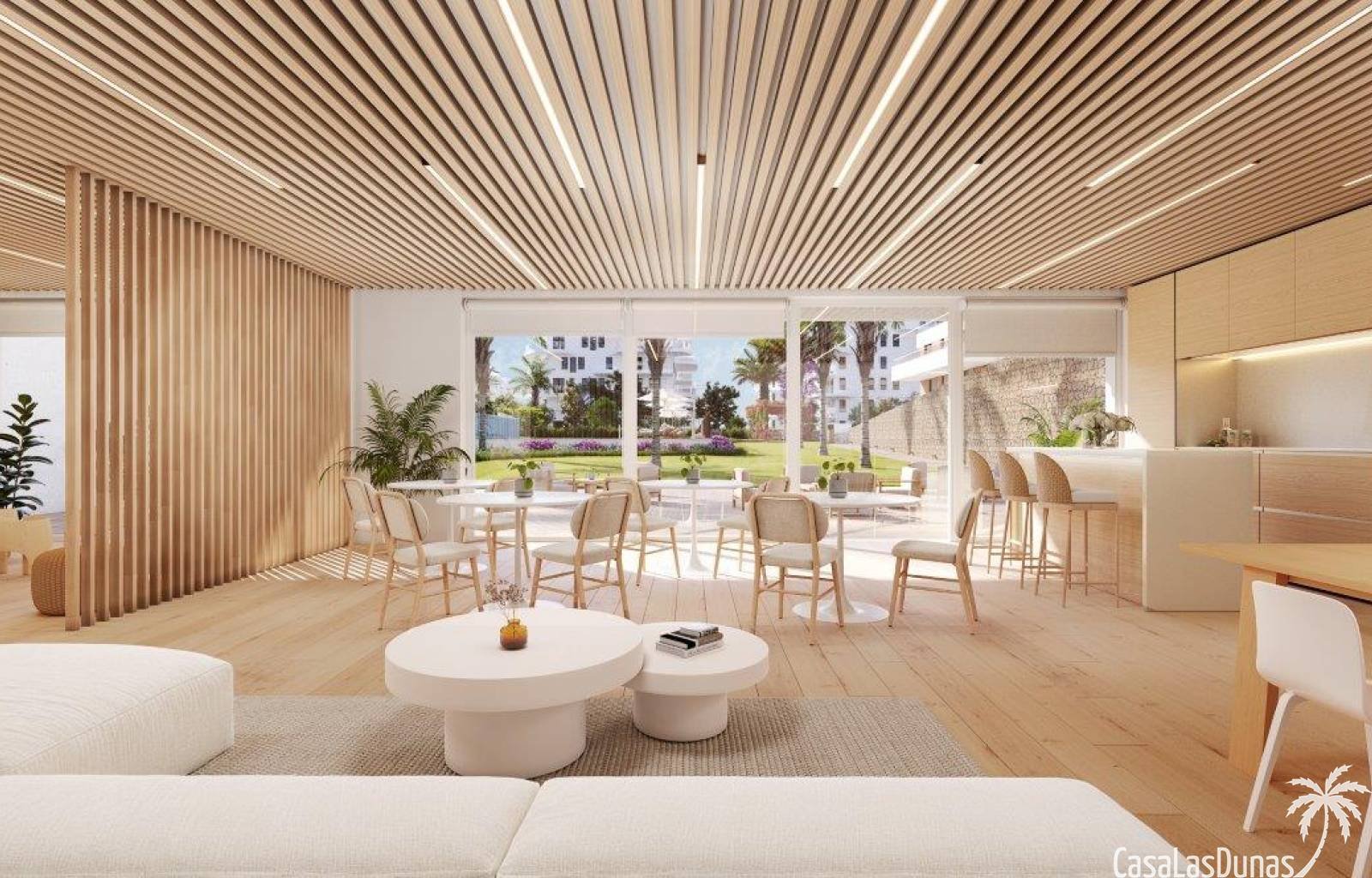  Neubau-Apartmentkomplex in Villayojosa, nur 450 Meter vom Meer entfernt. Moderne Apartments mit 2 und 3 Schlafzimmern, offener Küche mit Wohnzimmer, 