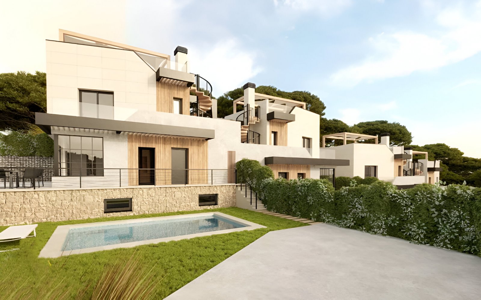  In der charmanten Stadt Polop gelegen, bieten diese Reihenhäuser eine ruhige und einladende Umgebung. Mit insgesamt sechs verfügbaren Immobilien ist 