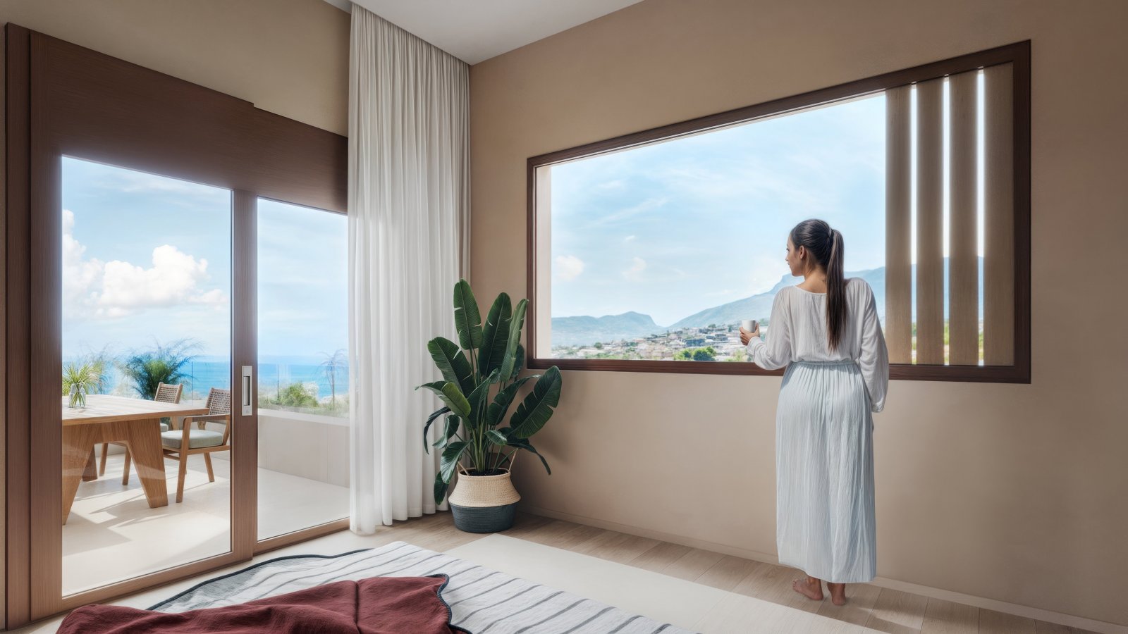  In der charmanten Stadt Calpe gelegen, bietet dieses exklusive Immobilienangebot drei unabhängige Häuser, die für diejenigen entworfen wurden, die ei